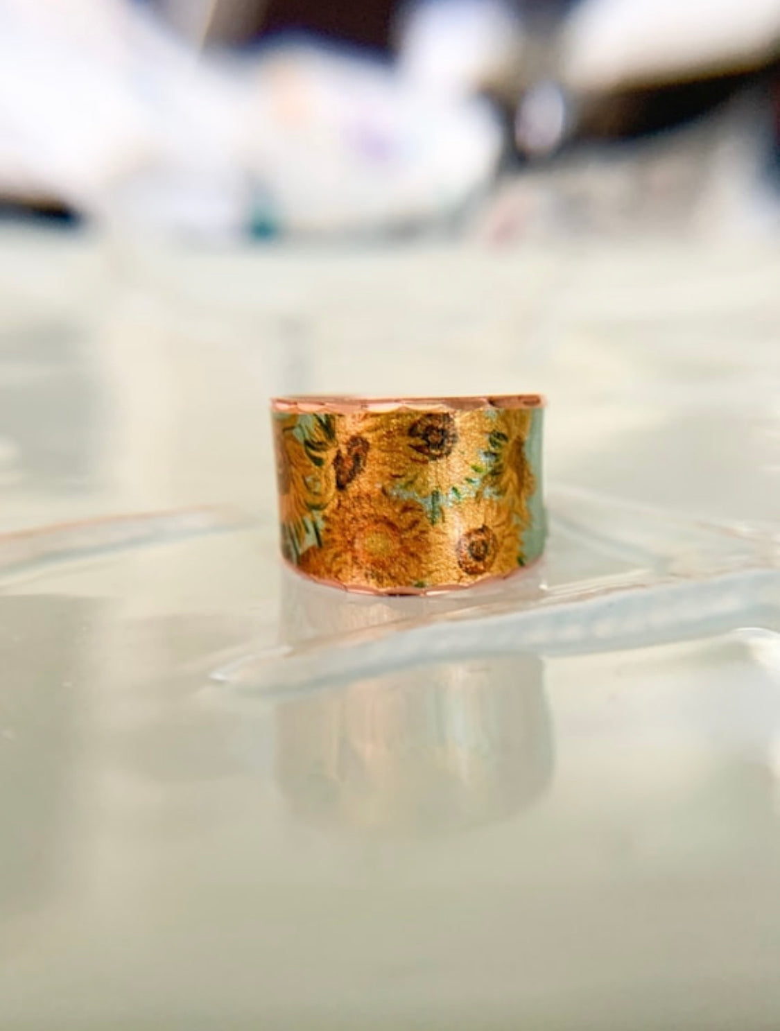 Van Gogh Sun Flower Ring