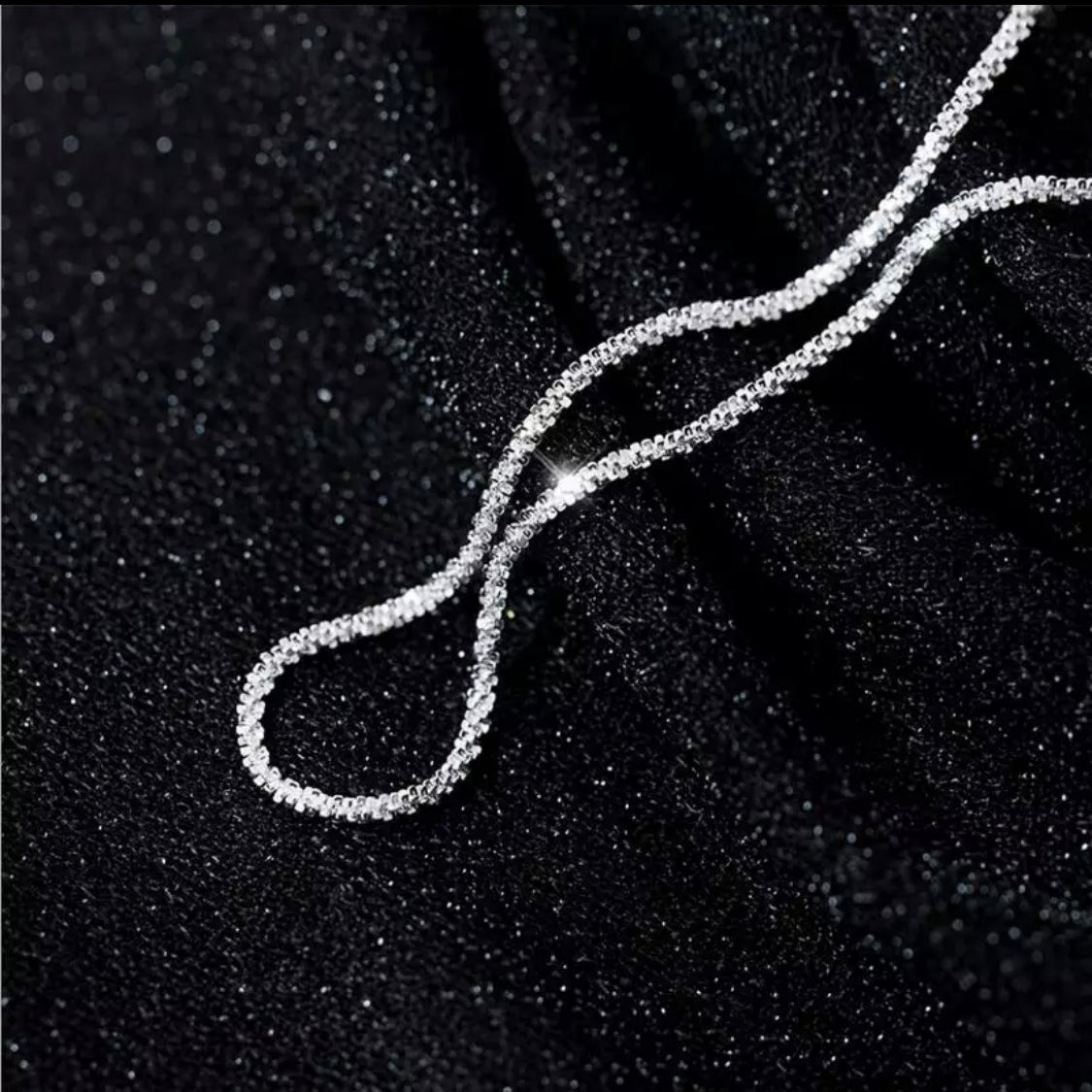 Simple design 925 silver anklet